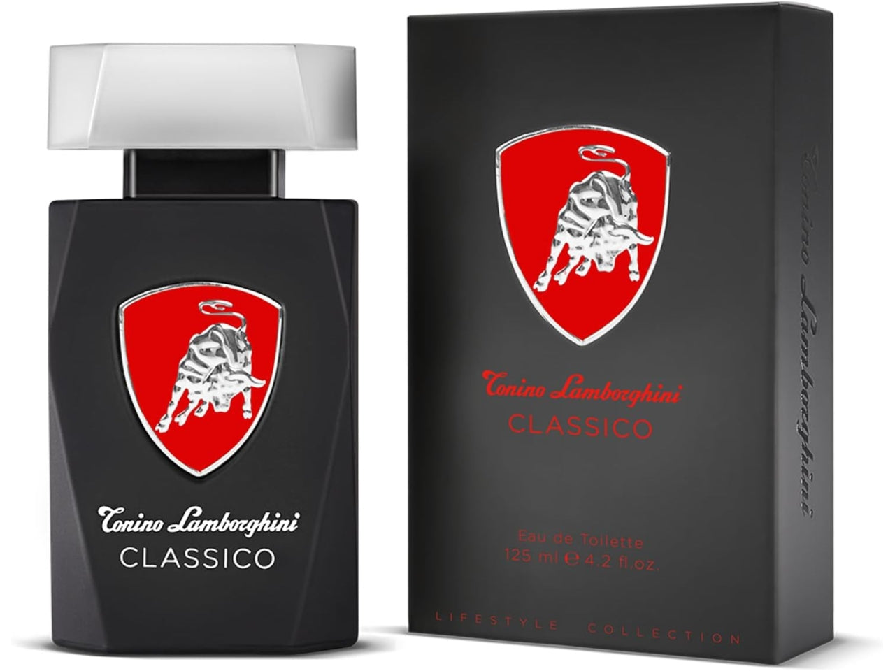Profumo da uomo Lamborghini Classico, eau de toilette speziato 125 ml