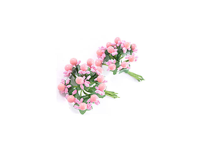 Fiore pistillo rosa 72 pezzi ck8032 r