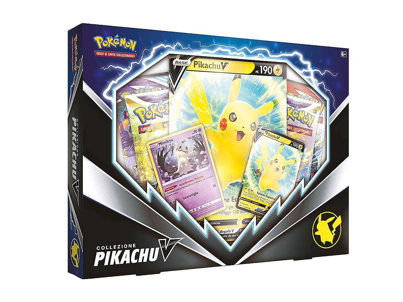Scatola Carte Carte Pokémon Collezione Pikachu-V - Game Vision