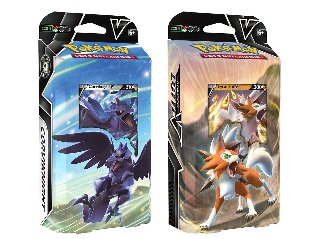 Mazzo Lotta V Carte Pokémon  Lycanroc V / Corvinight V - Game Vision