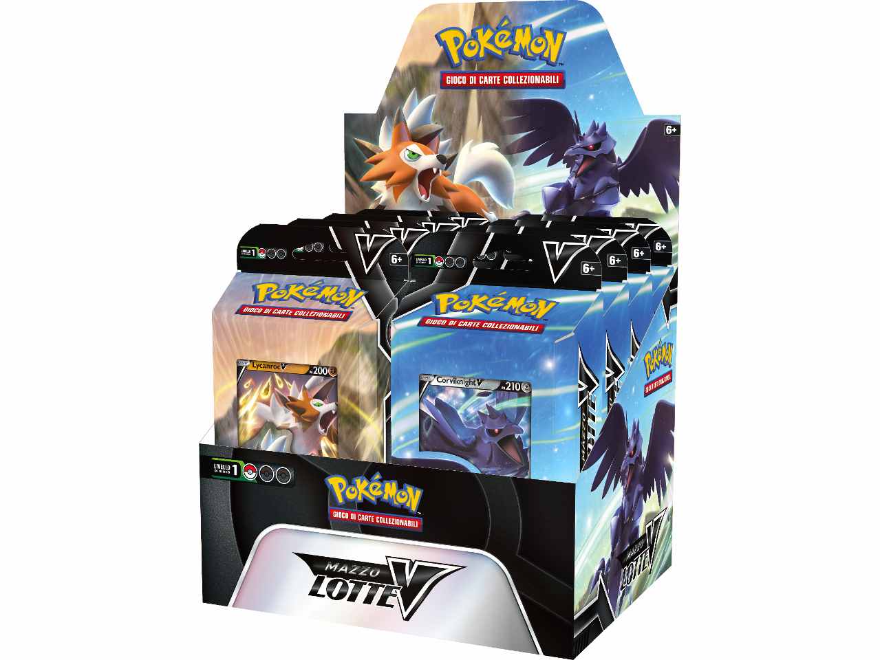 Mazzo Lotta V Carte Pokémon  Lycanroc V / Corvinight V - Game Vision
