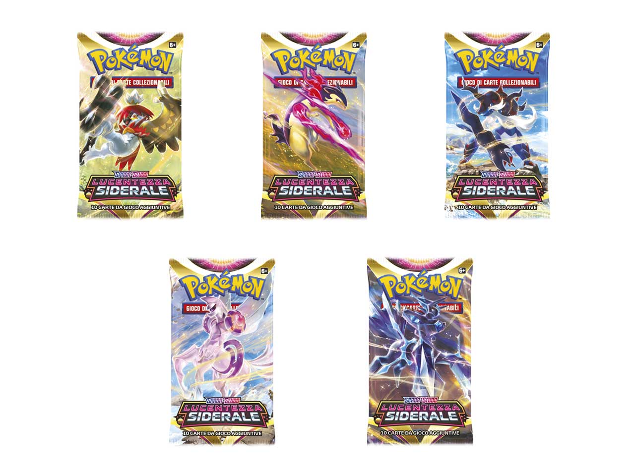 Bustina Carte Pokémon Spada E Scudo Lucentezza Siderale  - Game Vision