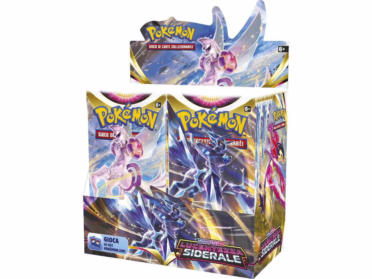 Bustina Carte Pokémon Spada E Scudo Lucentezza Siderale  - Game Vision