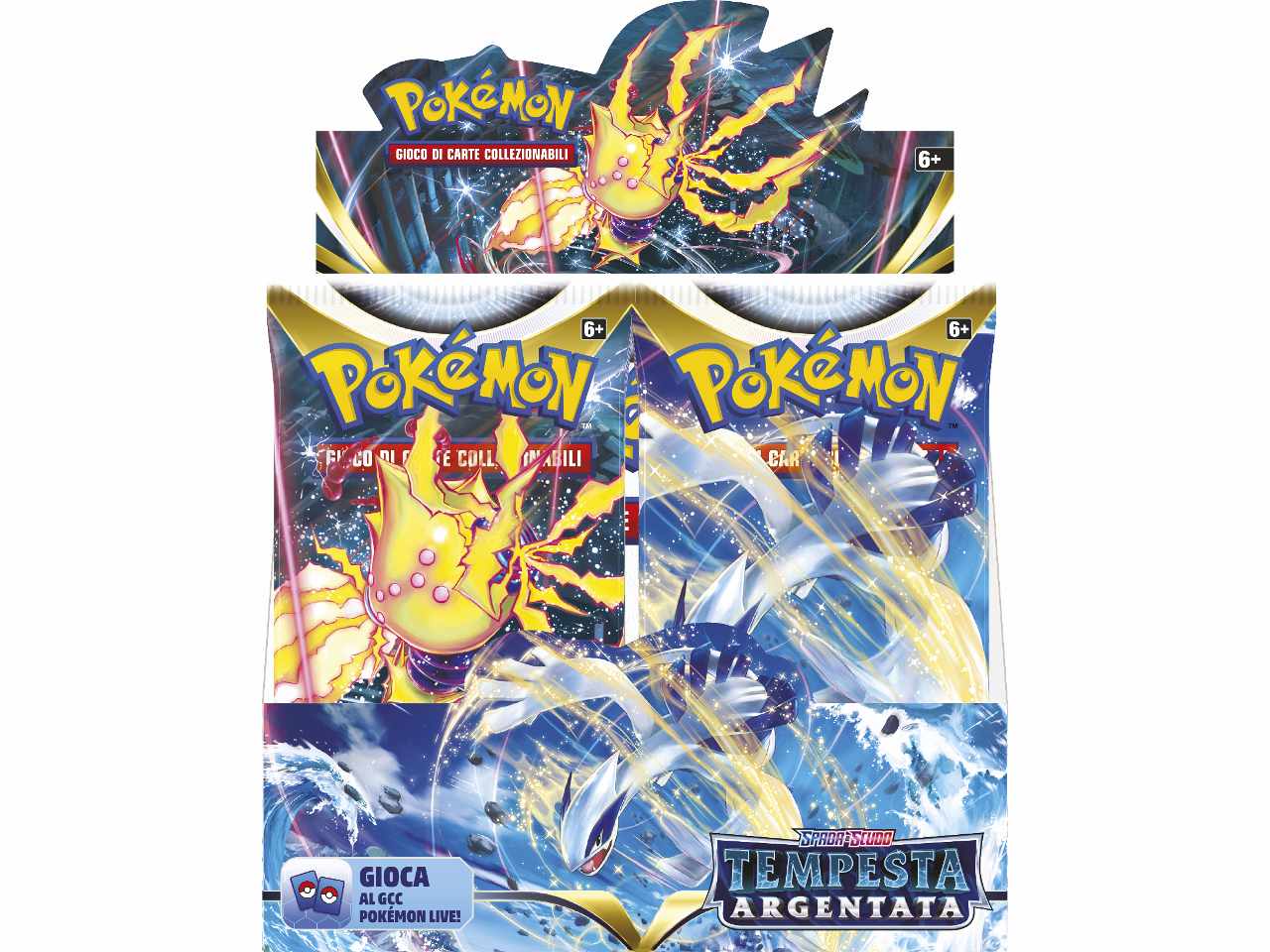 Bustina Carte Pokémon Spada e Scudo Tempesta Argentata  - Game Vision