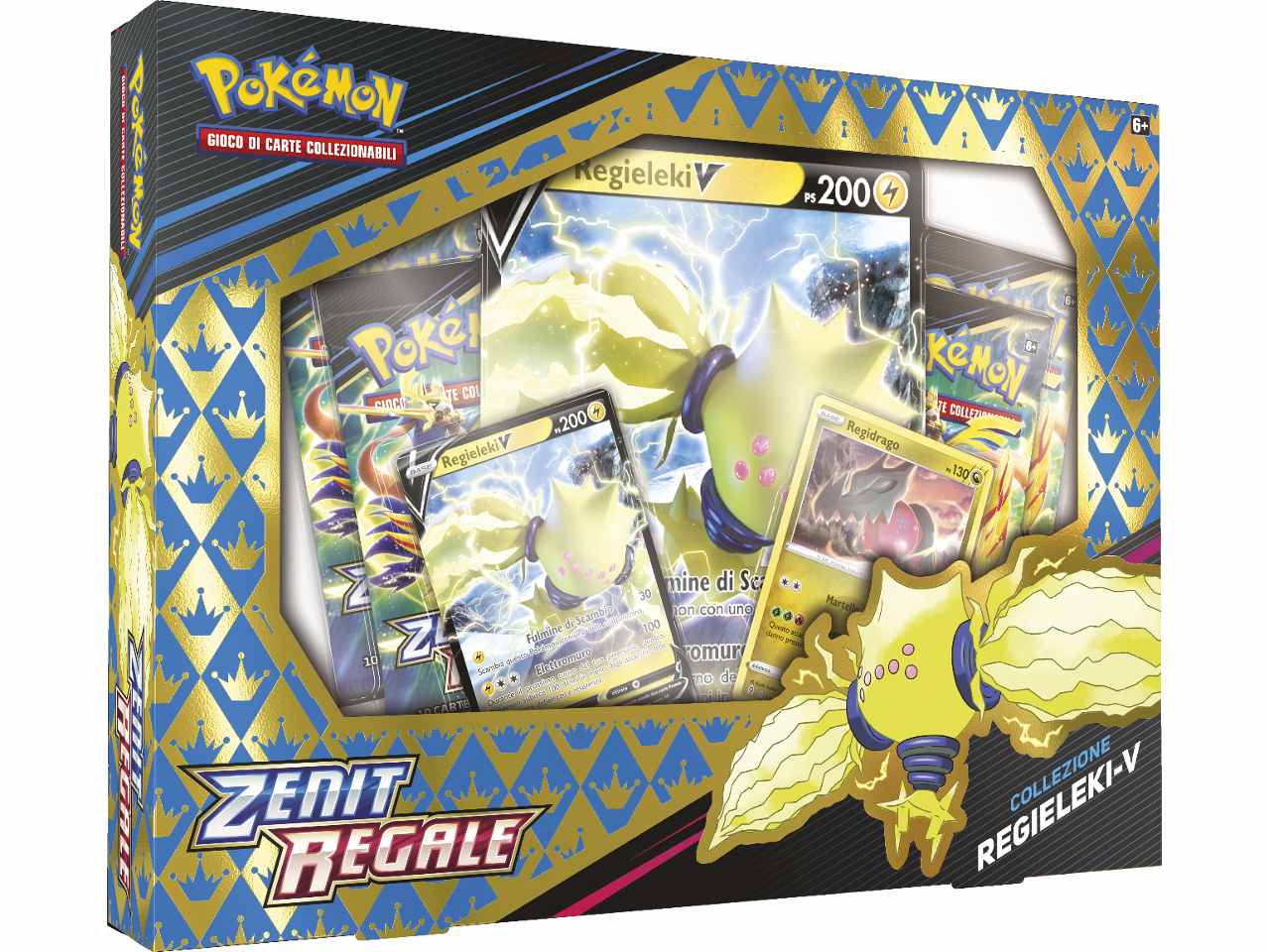 Scatola Carte Pokémon Spada e Scudo 12.5 Zenit Regale Regieleki V / Regidrago V - Game Vision