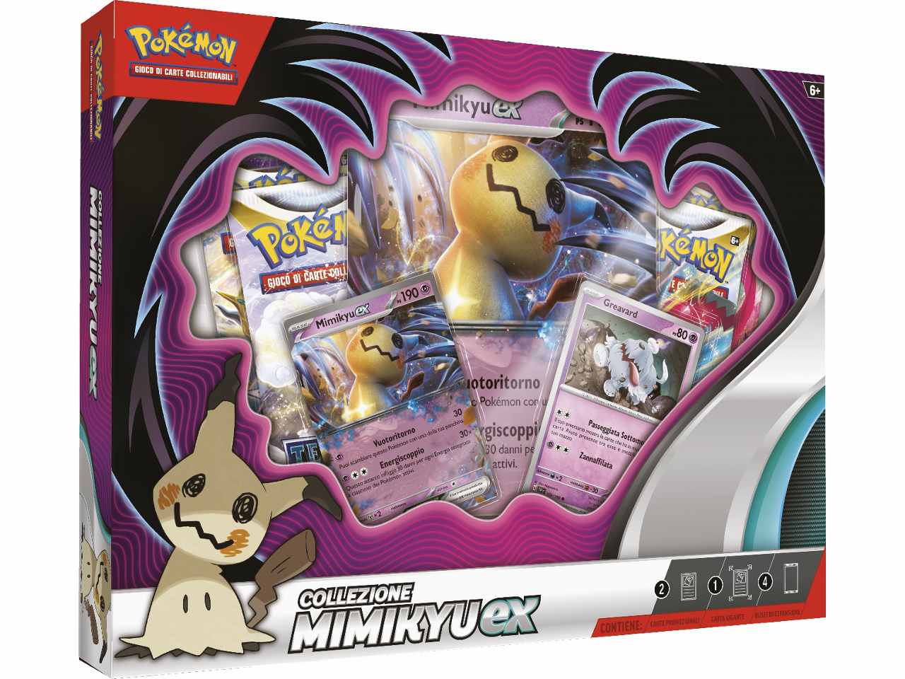 Scatola Carte Pokémon Mimikyu Ex - Game Vision