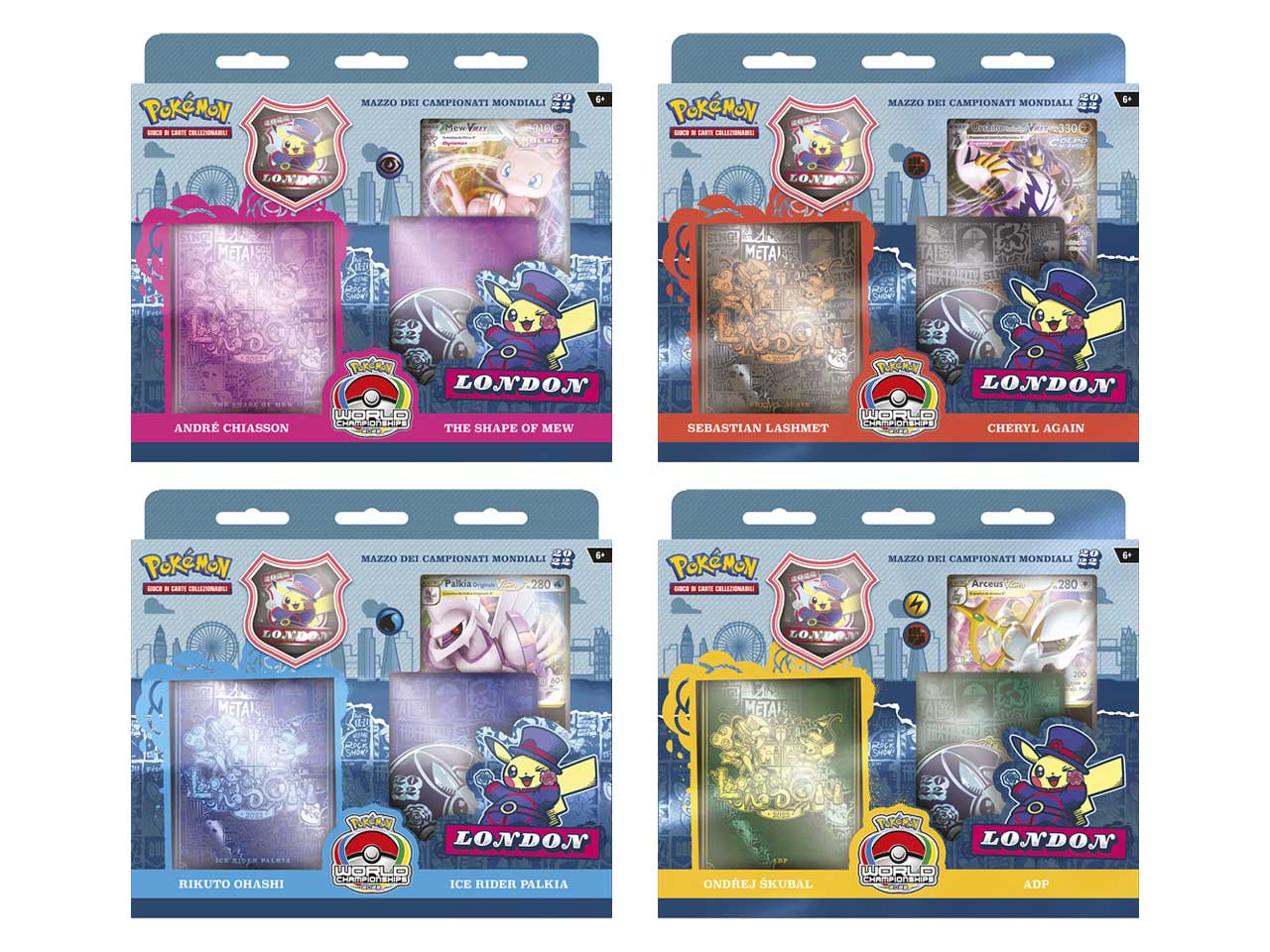 Mazzo Carte Pokémon Campionati Mondiali 2022  - Game Vision