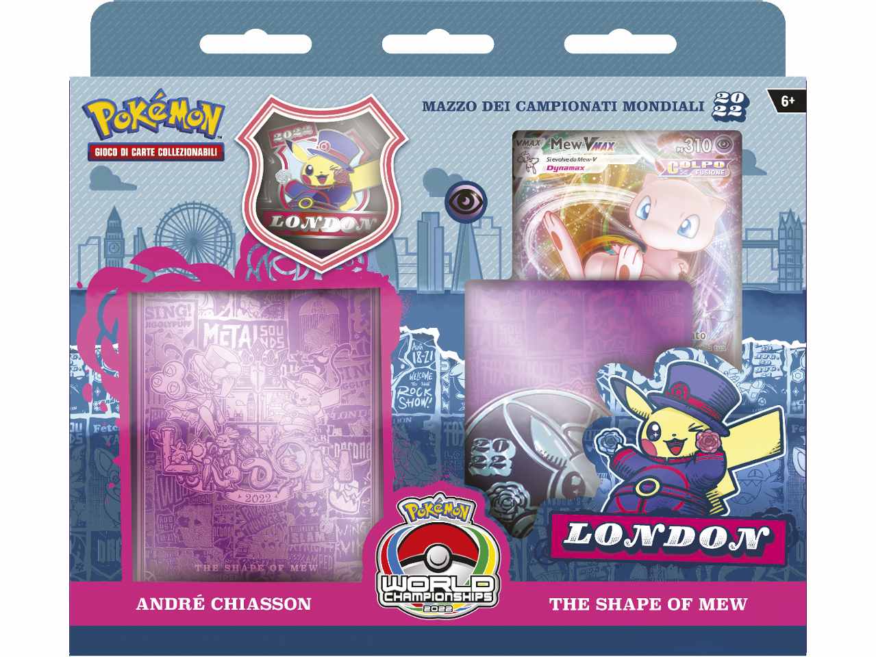 Mazzo Carte Pokémon Campionati Mondiali 2022  - Game Vision