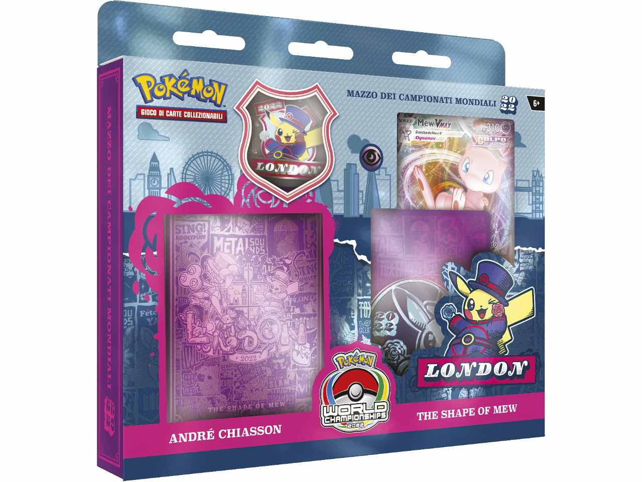 Mazzo Carte Pokémon Campionati Mondiali 2022  - Game Vision