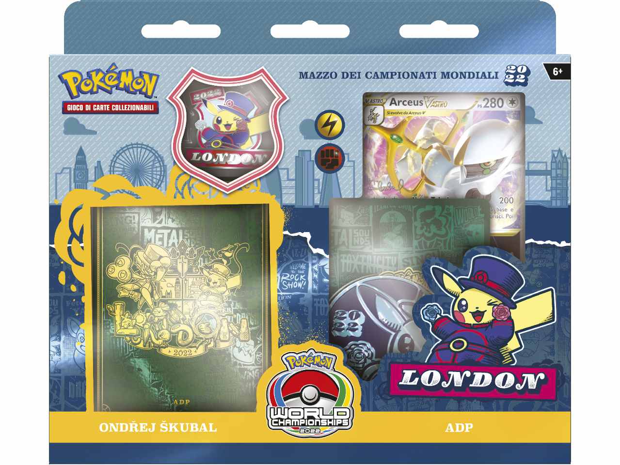 Mazzo Carte Pokémon Campionati Mondiali 2022  - Game Vision