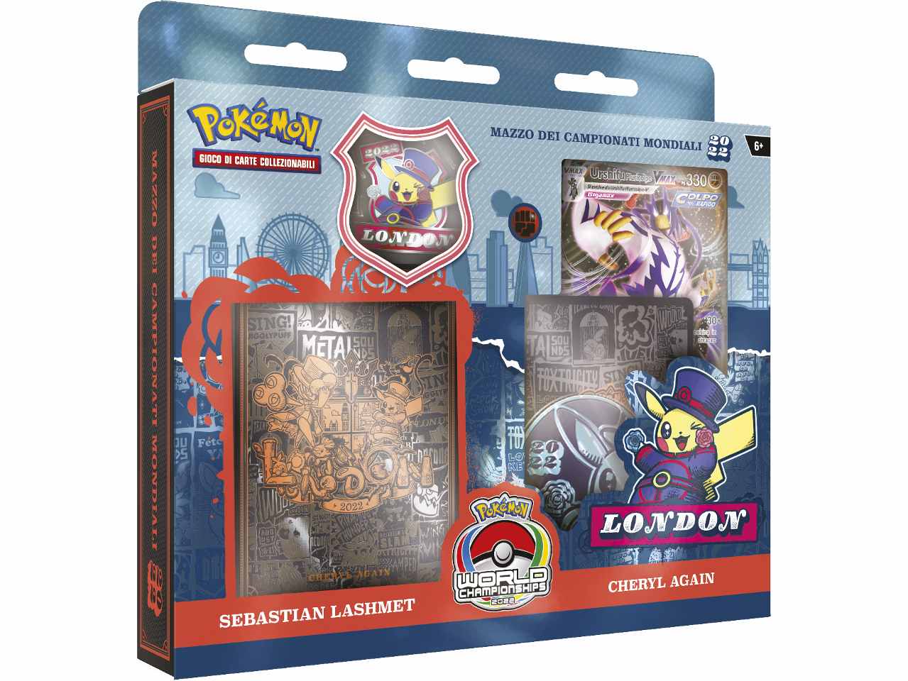 Mazzo Carte Pokémon Campionati Mondiali 2022  - Game Vision