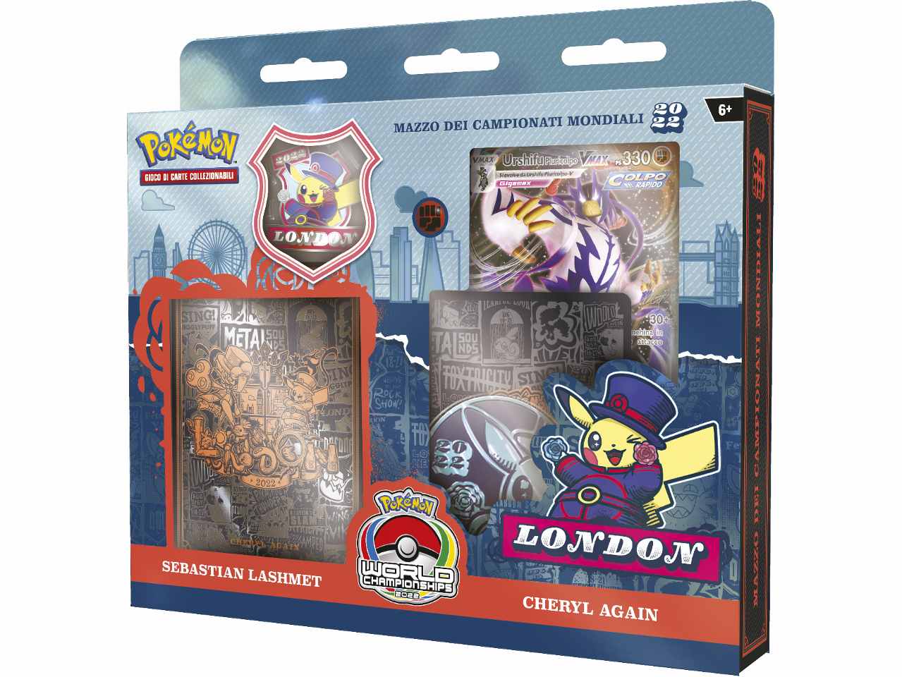 Mazzo Carte Pokémon Campionati Mondiali 2022  - Game Vision