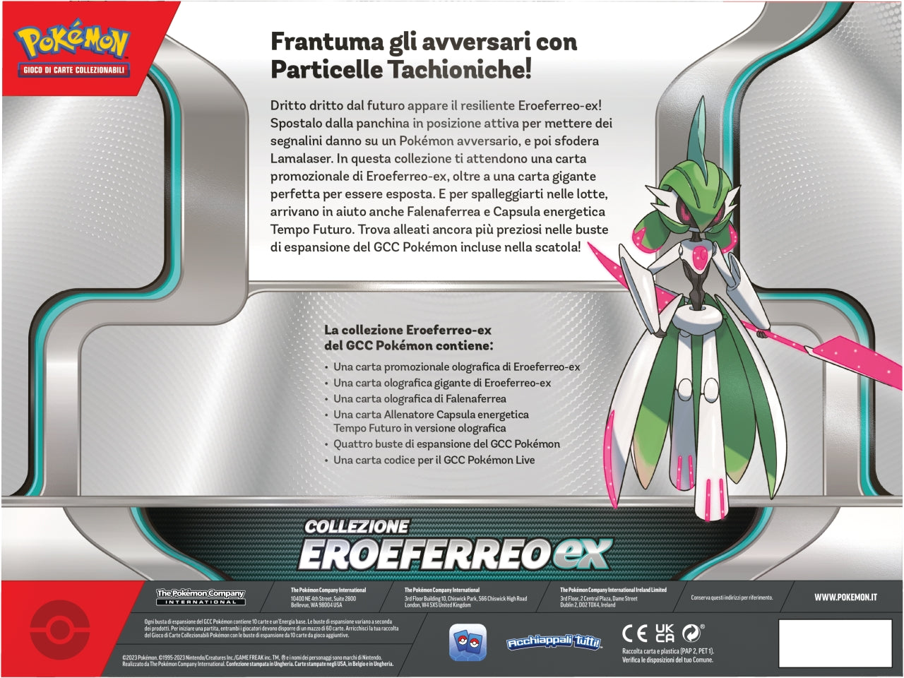 Scatola Carte Pokémon Collezione Lunaruggente-ex / Collezione Eroeferreo-ex - Game Vision