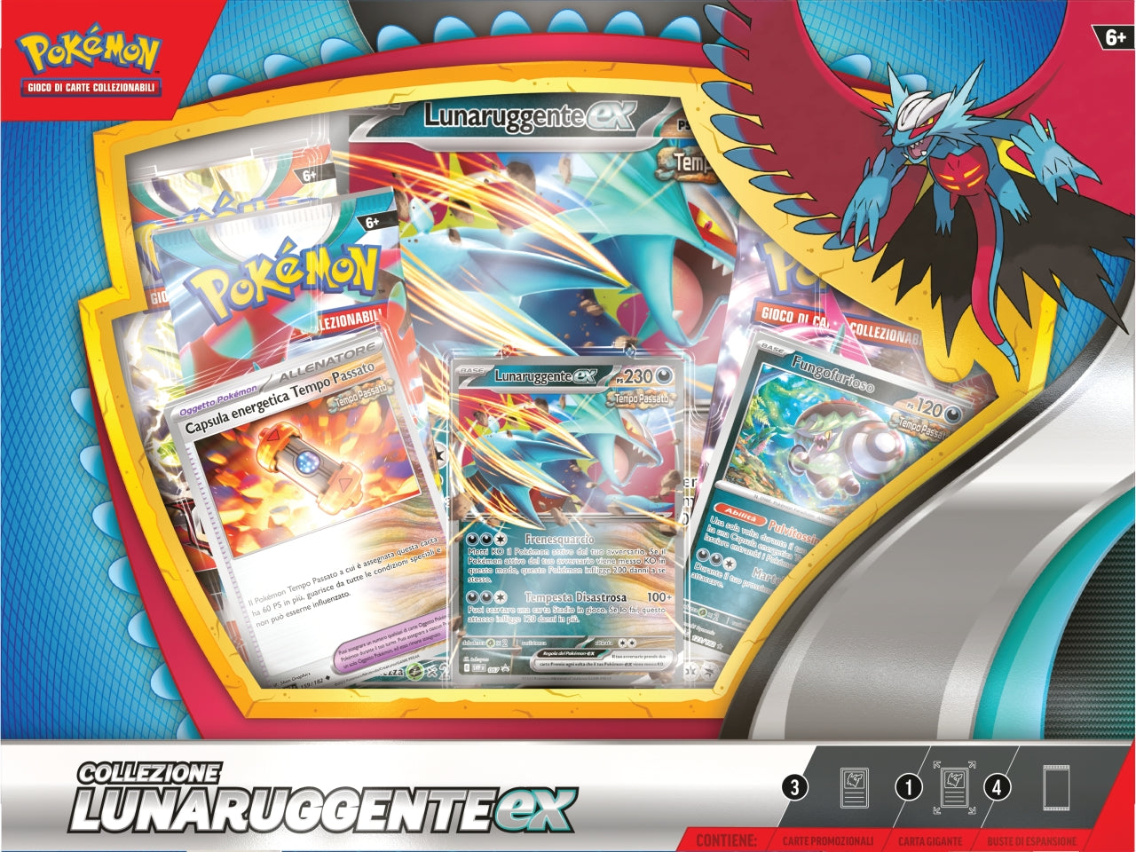 Scatola Carte Pokémon Collezione Lunaruggente-ex / Collezione Eroeferreo-ex - Game Vision