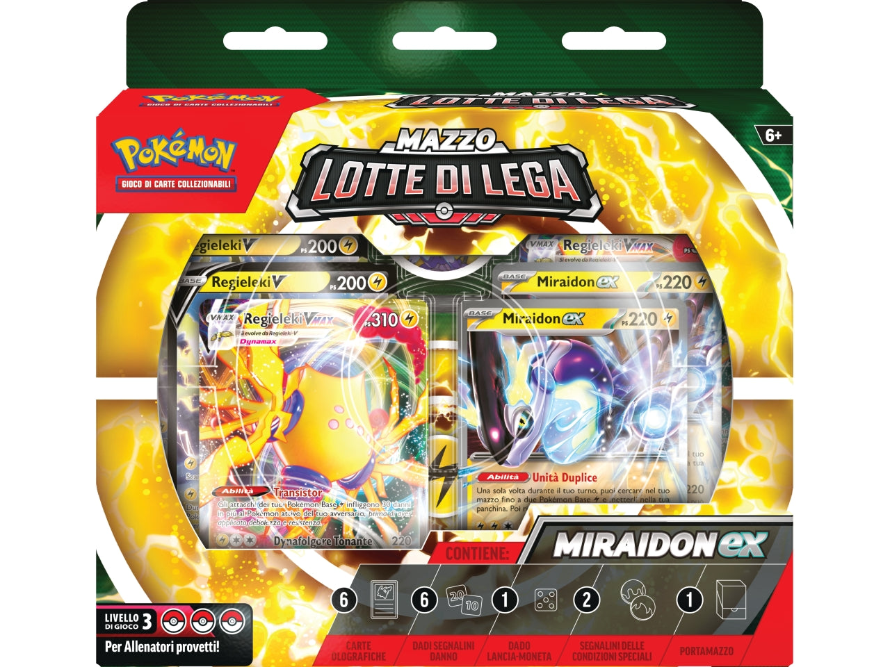 Mazzo Carte Pokémon Lotte di Lega Miraidon-ex - Game Vision
