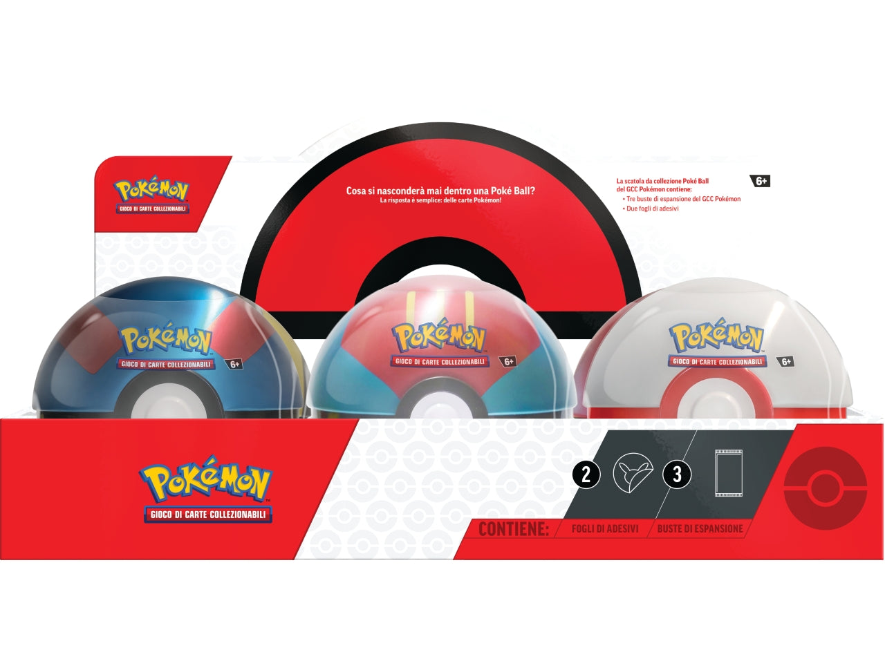 Cofanetto Carte Pokémon Pokeball Settembre - Game Vision