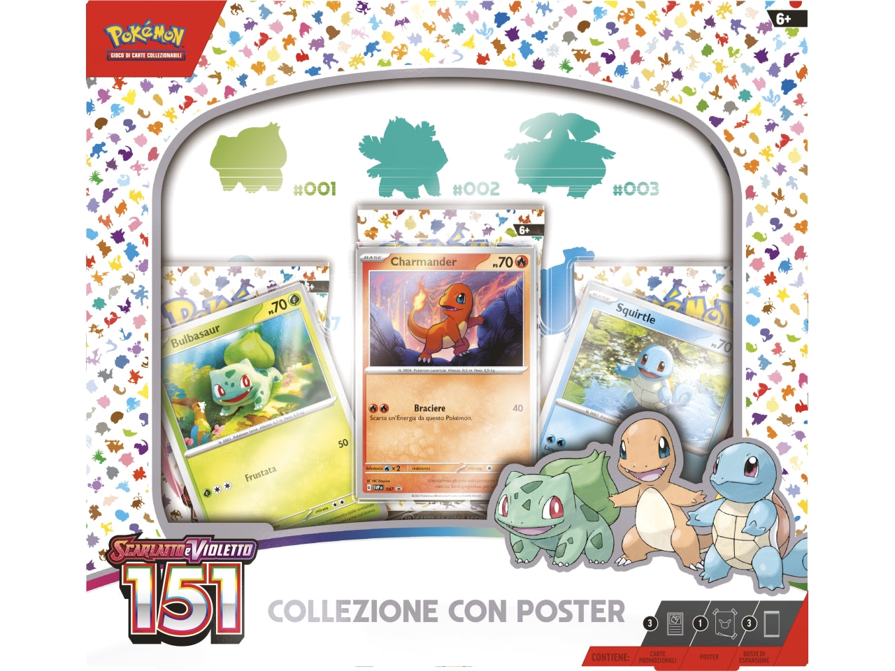 Scatola Carte Pokémon Scarlatto E Violetto 151 Collezione Con Poster  - Game Vision