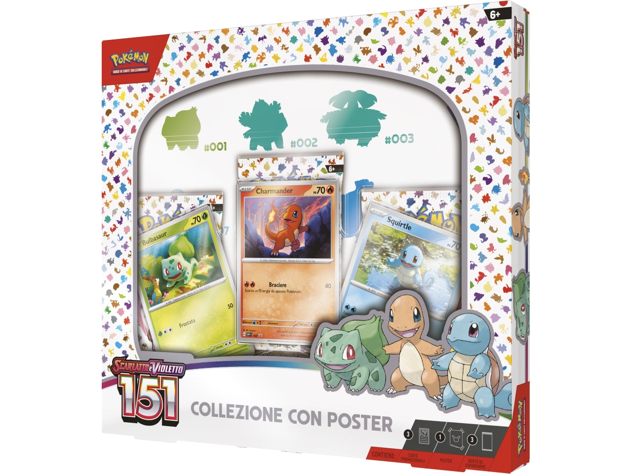 Scatola Carte Pokémon Scarlatto E Violetto 151 Collezione Con Poster  - Game Vision