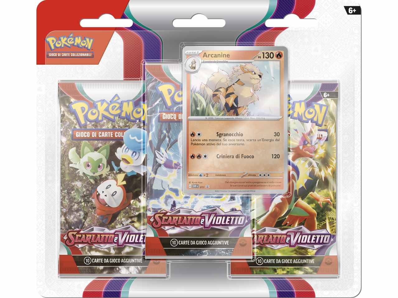 Carte Pokémon Blister Scarlatto e Violetto - Arcanine/Dondozo - Game Vision