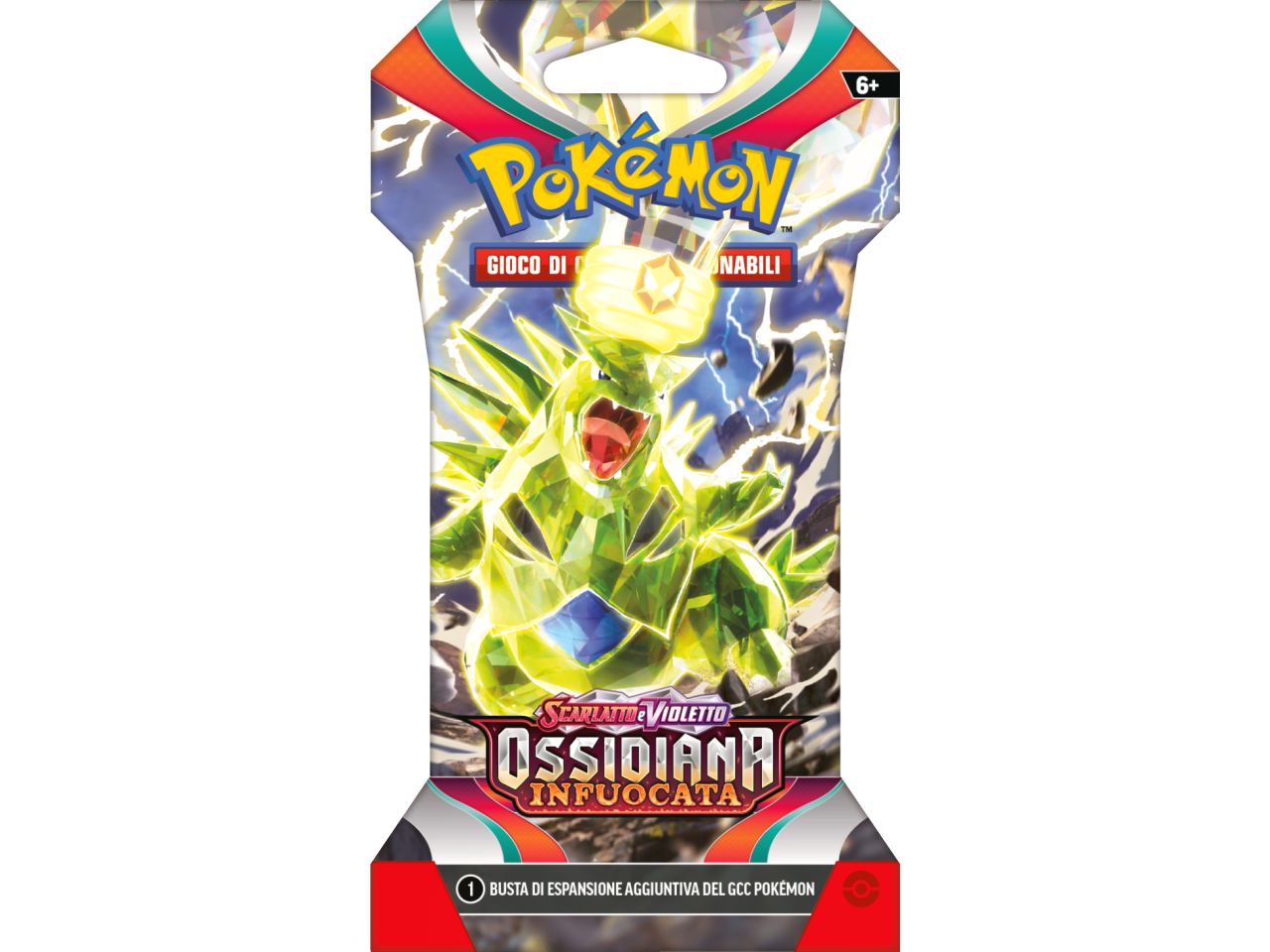 Bustina in Cartone Carte Pokémon Scarlatto e Violetto Ossidiana Infuocata - Game Vision