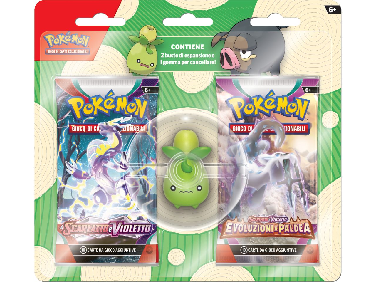 Pokémon Gomma con due Bustine - Back to School - Game Vision