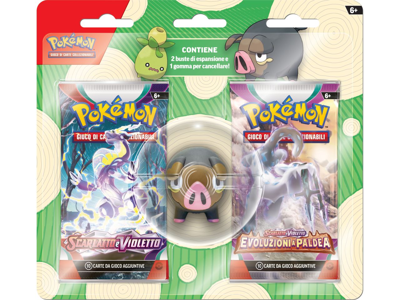 Pokémon Gomma con due Bustine - Back to School - Game Vision