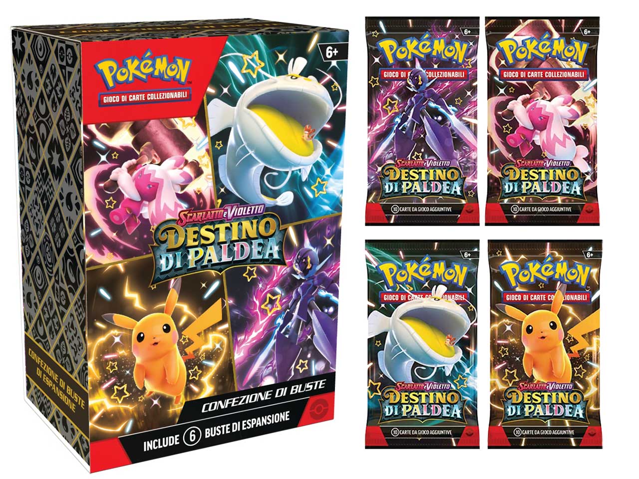 Scatola Carte Pokémon Collezione Pikachu-V - Game Vision
