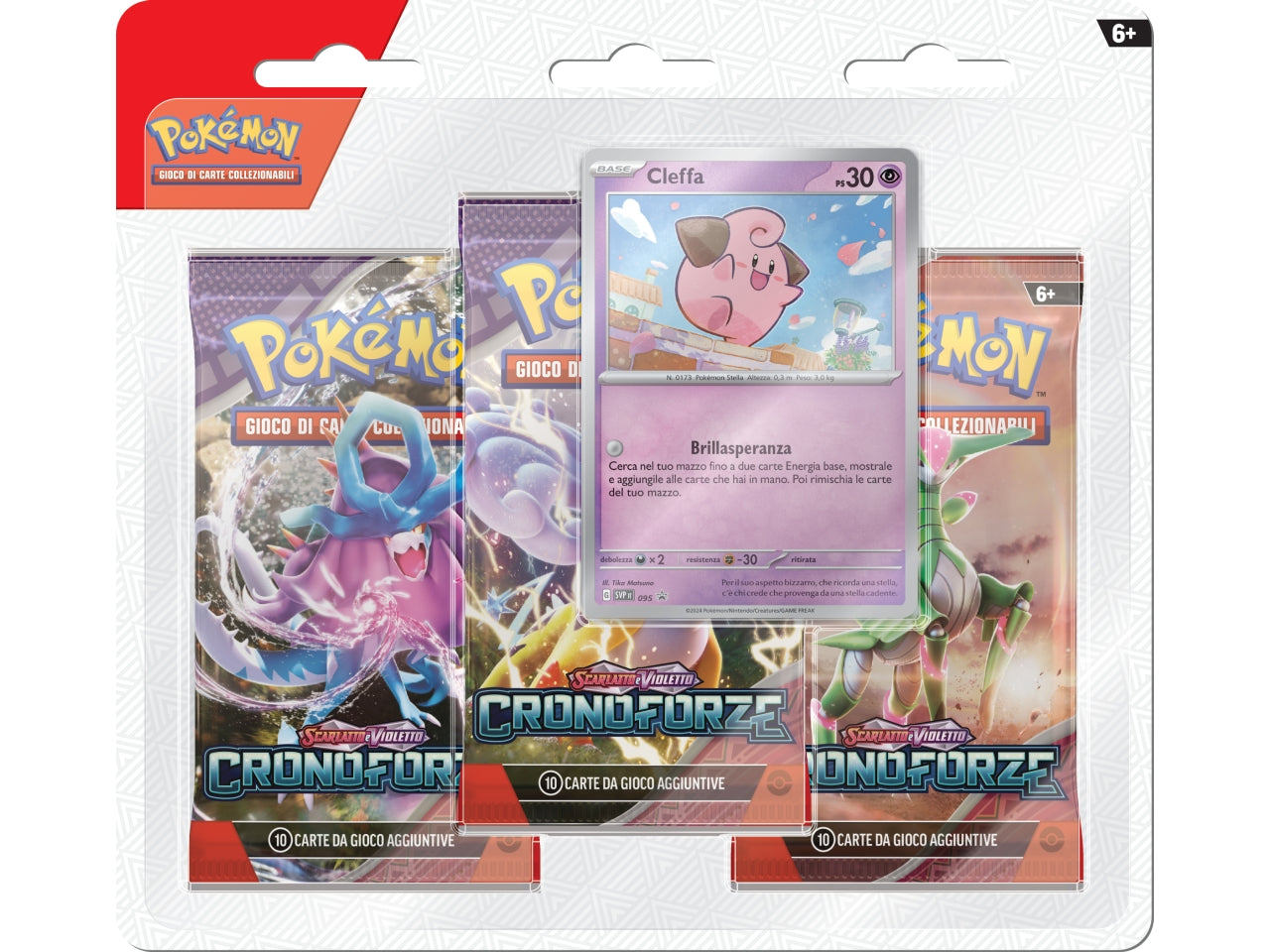 Carte Pokémon Blister Scarlatto E Violetto Cronoforze - Cleffa/Cyclizar - Game Vision
