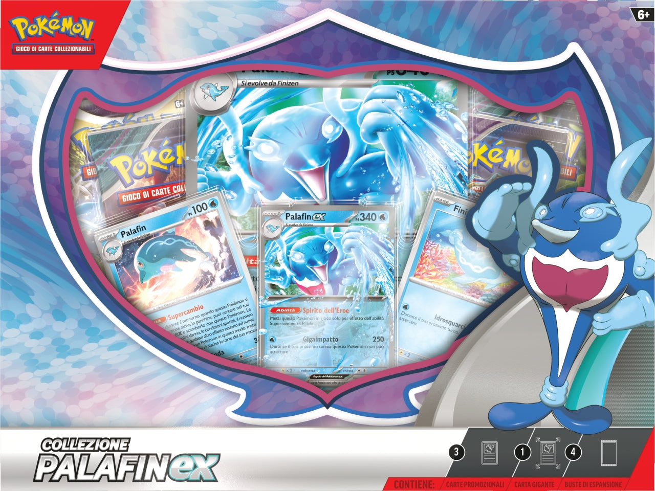 Scatola Carte Pokémon Collezione Palifin Ex  - Game Vision