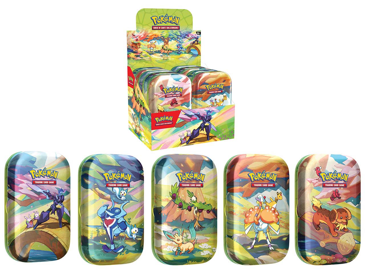 Mini cofanetto  Con Stickers Carte Pokémon Scarlatto E Violetto 4.5 Destino Di Paldea - Game Vision