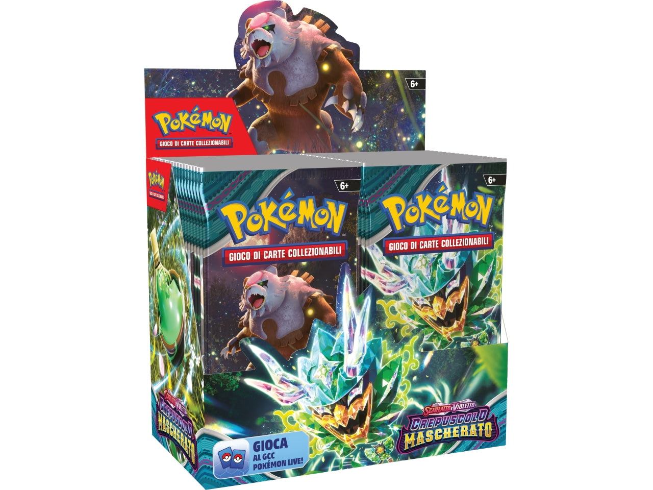 Pokemon bustina scarlatto e violetto 06 crepuscolo mascherato
