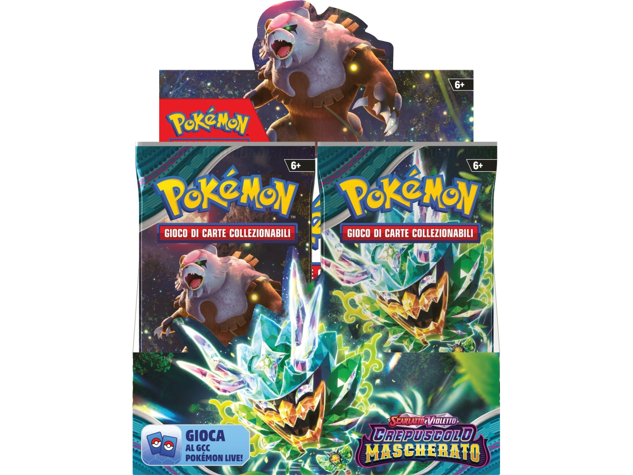 Pokemon bustina scarlatto e violetto 06 crepuscolo mascherato