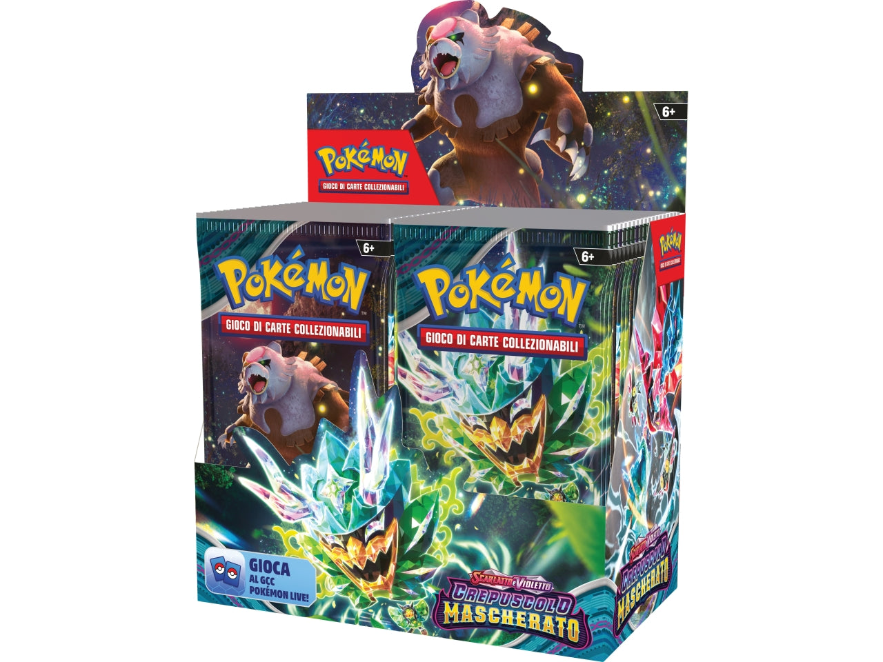 Pokemon bustina scarlatto e violetto 06 crepuscolo mascherato