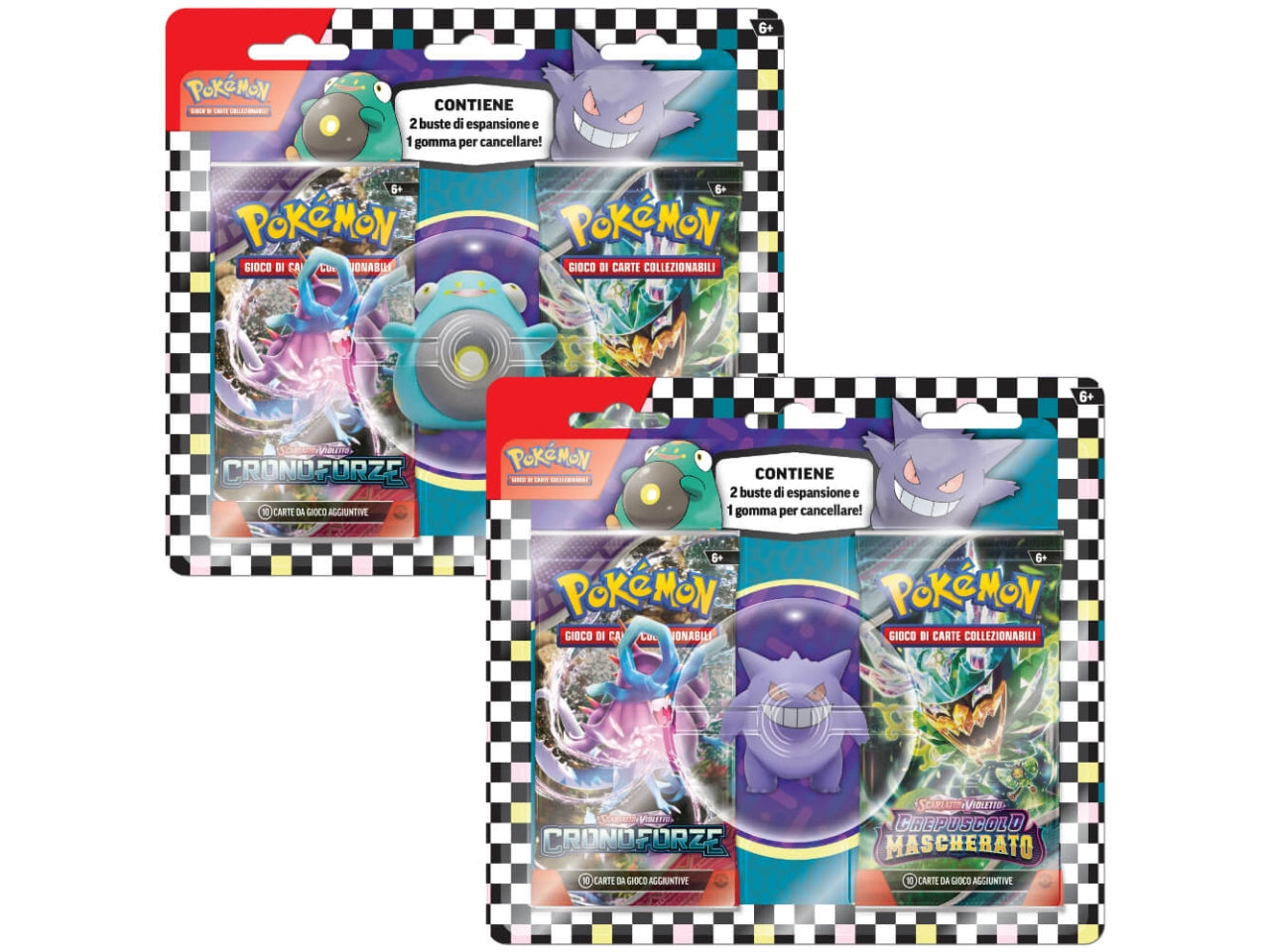 Pokemon - confezione con gomma back to school