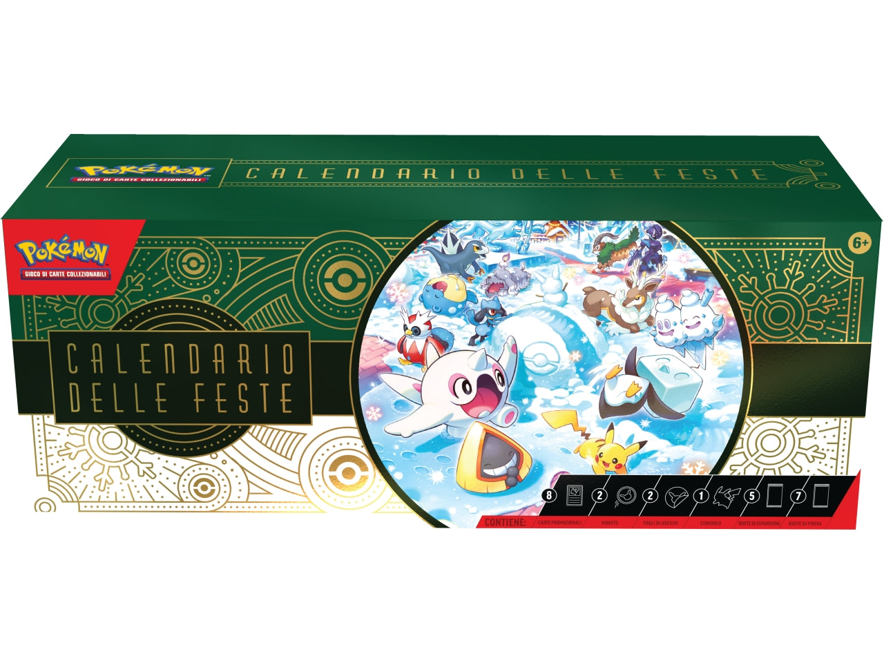 Calendario dell'Avvento Pokémon - Gioco Multicolor, Età 6+, Gamevision