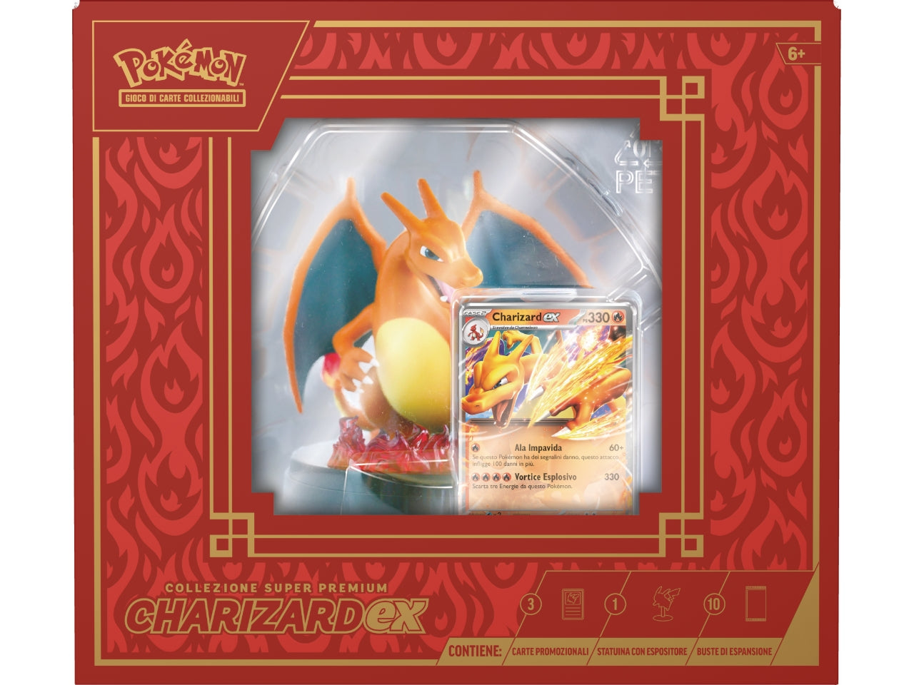 Pokemon Kid's Big Gift: Action Figure Charizard - Multicolor, Età 6+, Gamevision