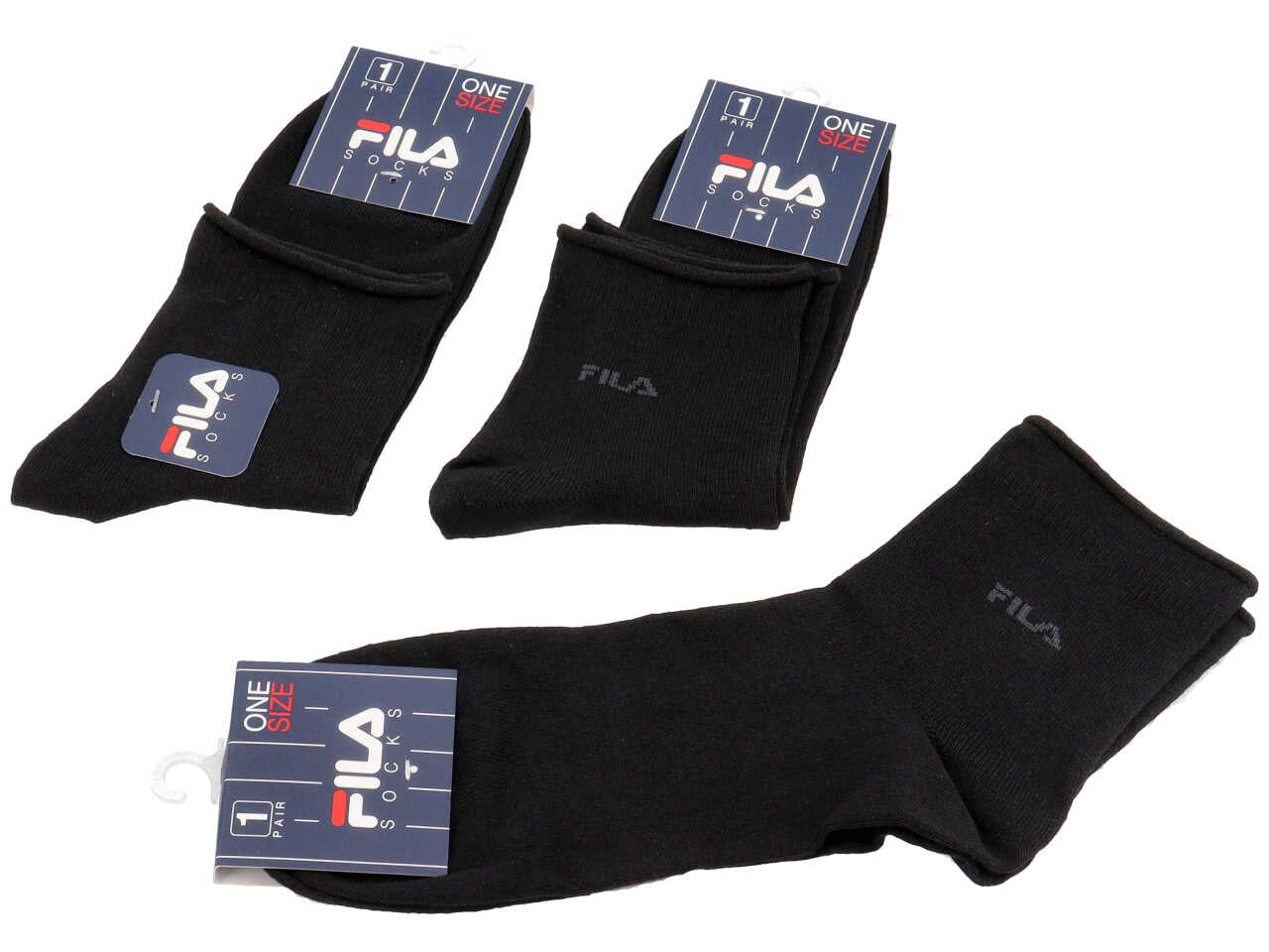 Fila calza caldo cotone corta 3pz donna 12-012
