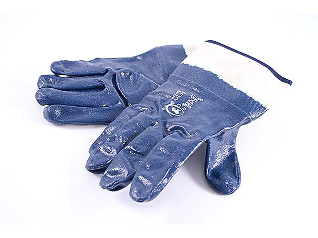 Guanti nbr blu interam.ricoperto tg.10 gn102b