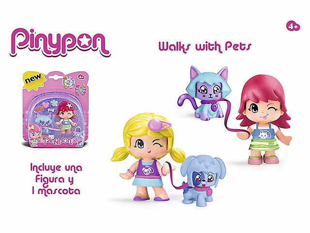 Pinypon cammina con i cuccioli 70001336