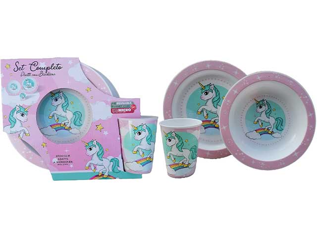 Unicorno set pappa 3 pezzi st09719