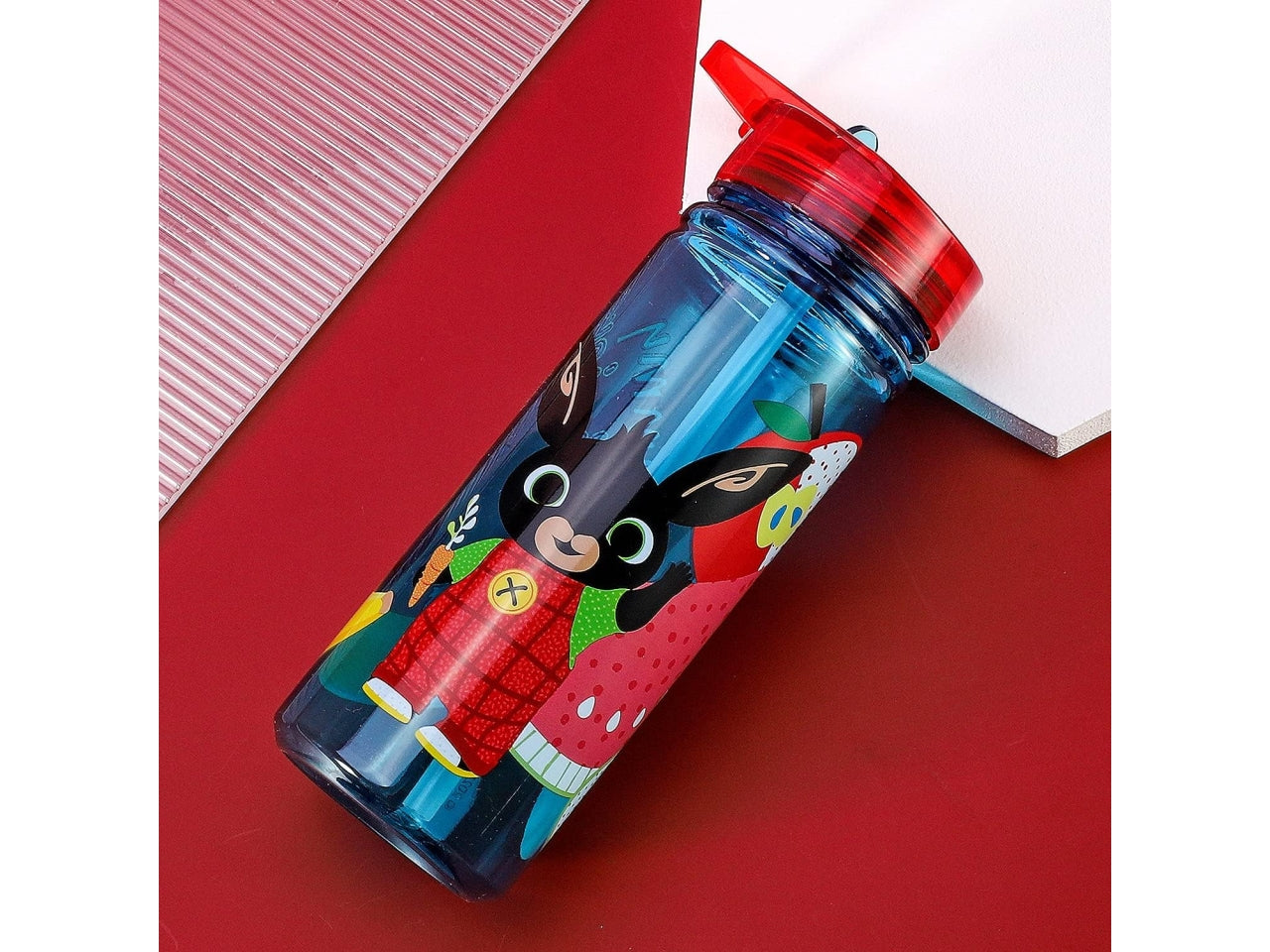 Borraccia Bing con beccuccio ripiegabile multicolor in plastica, 580 ml - Real Trade Italia