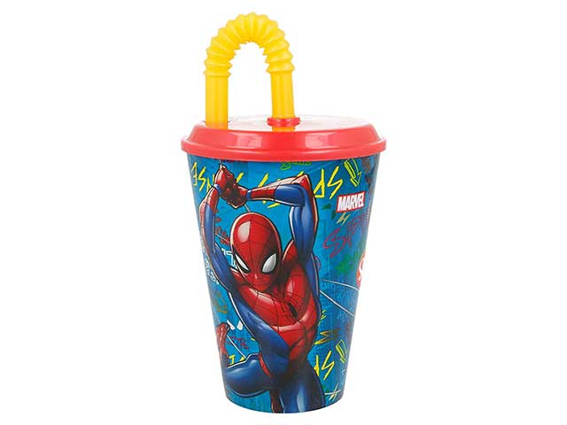 Spiderman bicchiere c/c 430ml st37930