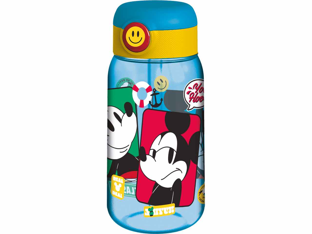 Mickey borraccia con cannuccia pop up da 510ml