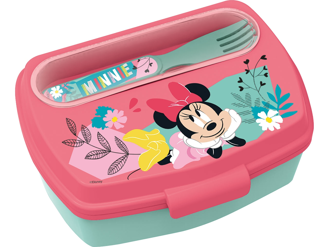 Minnie portamerenda con posate