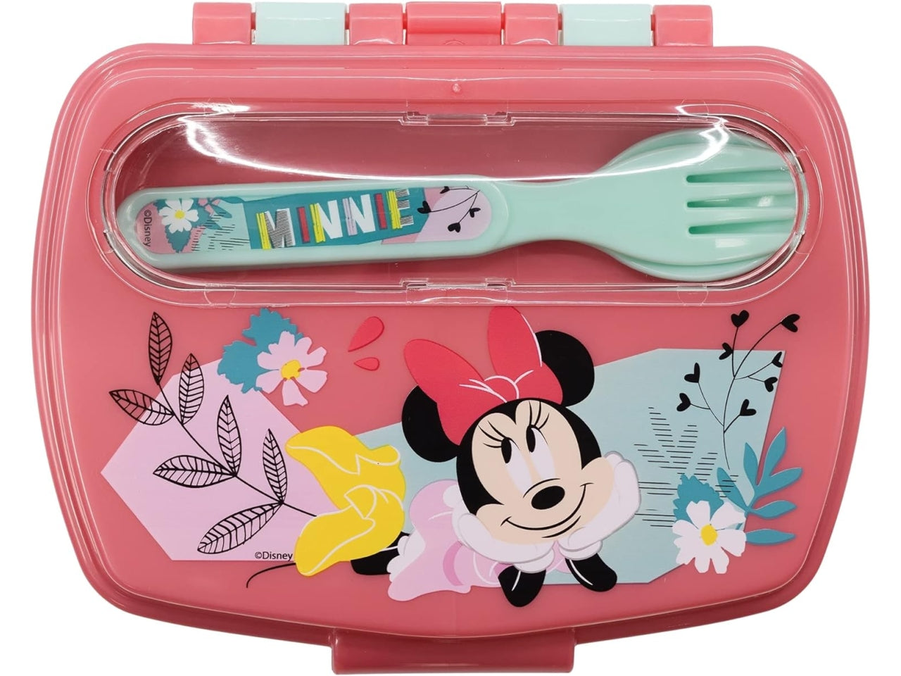 Minnie portamerenda con posate