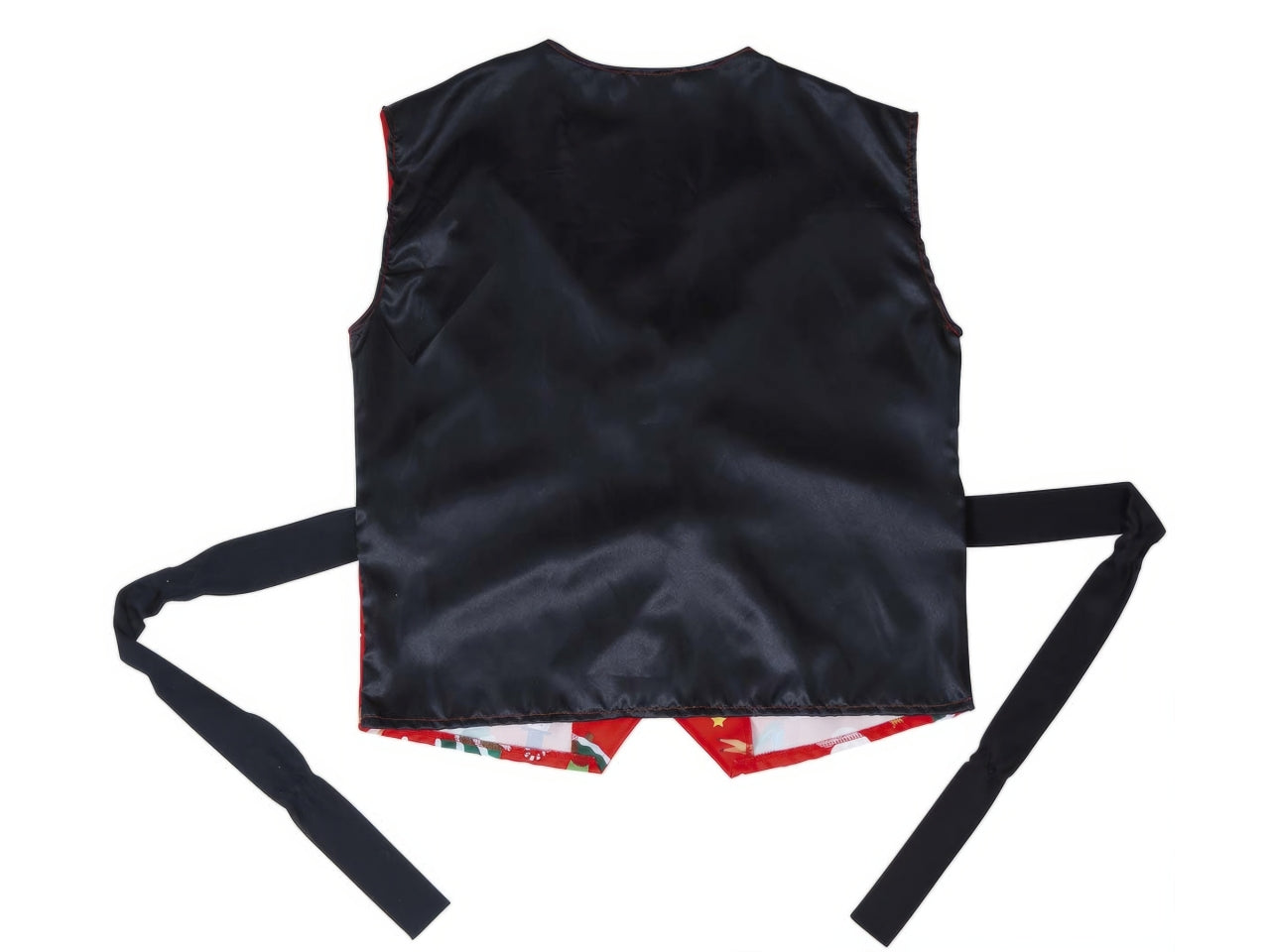 Gilet natalizio con papillon