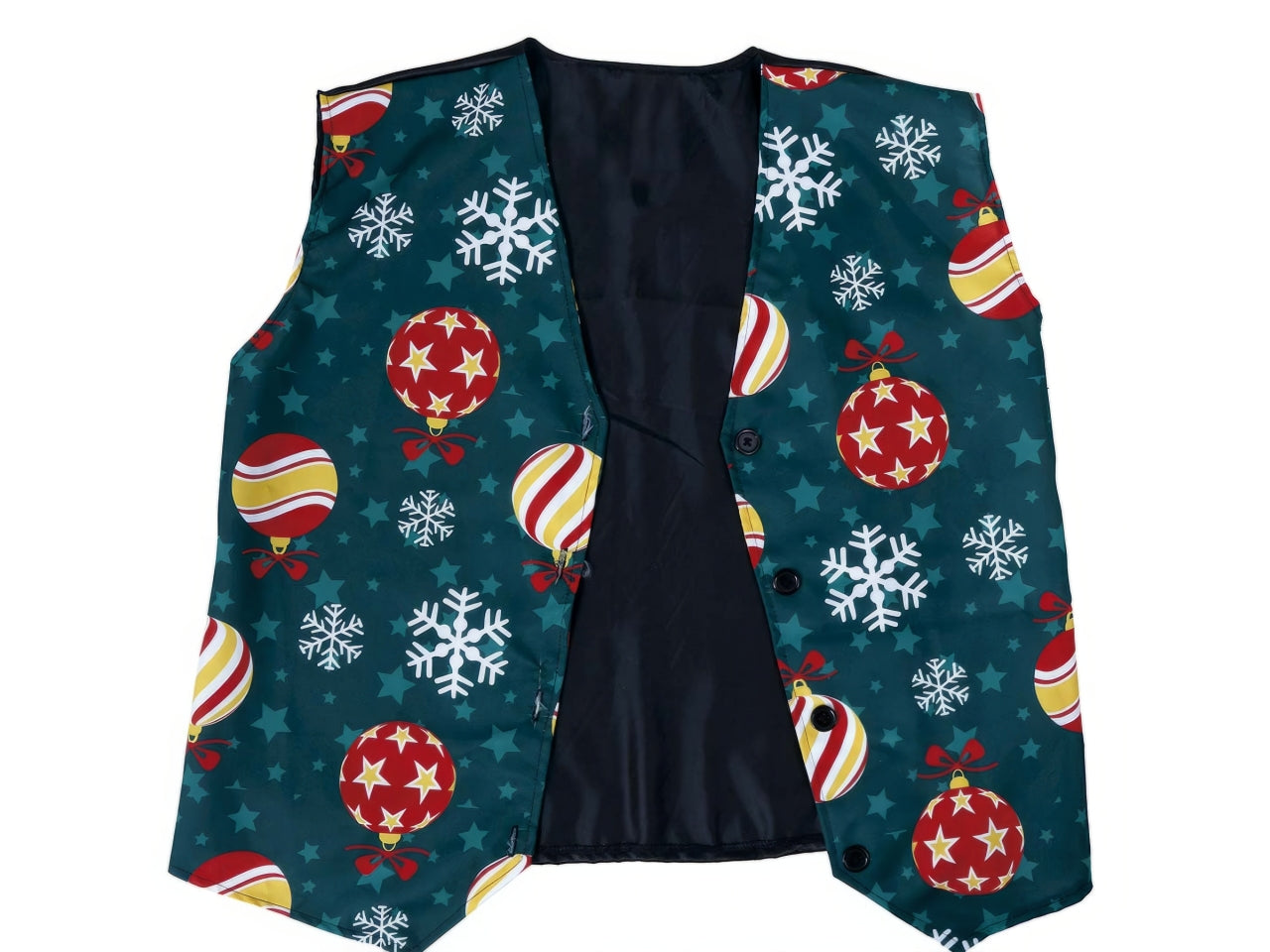 Gilet natalizio con papillon