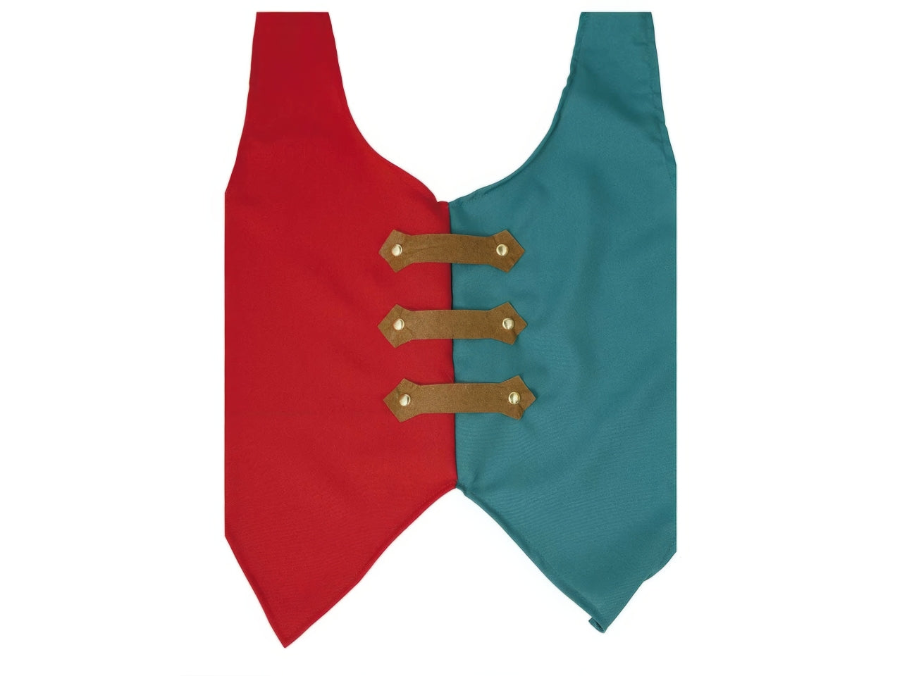 Gilet natalizio da elfo con papillon e cappello