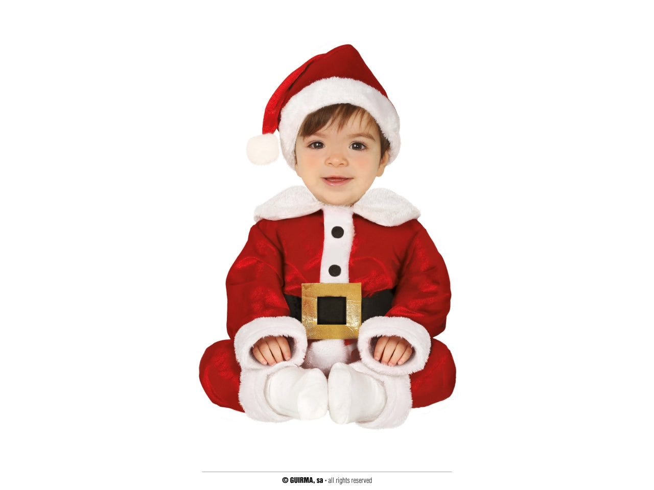 Costume babbo natale da bebe taglia 18-24  mesi