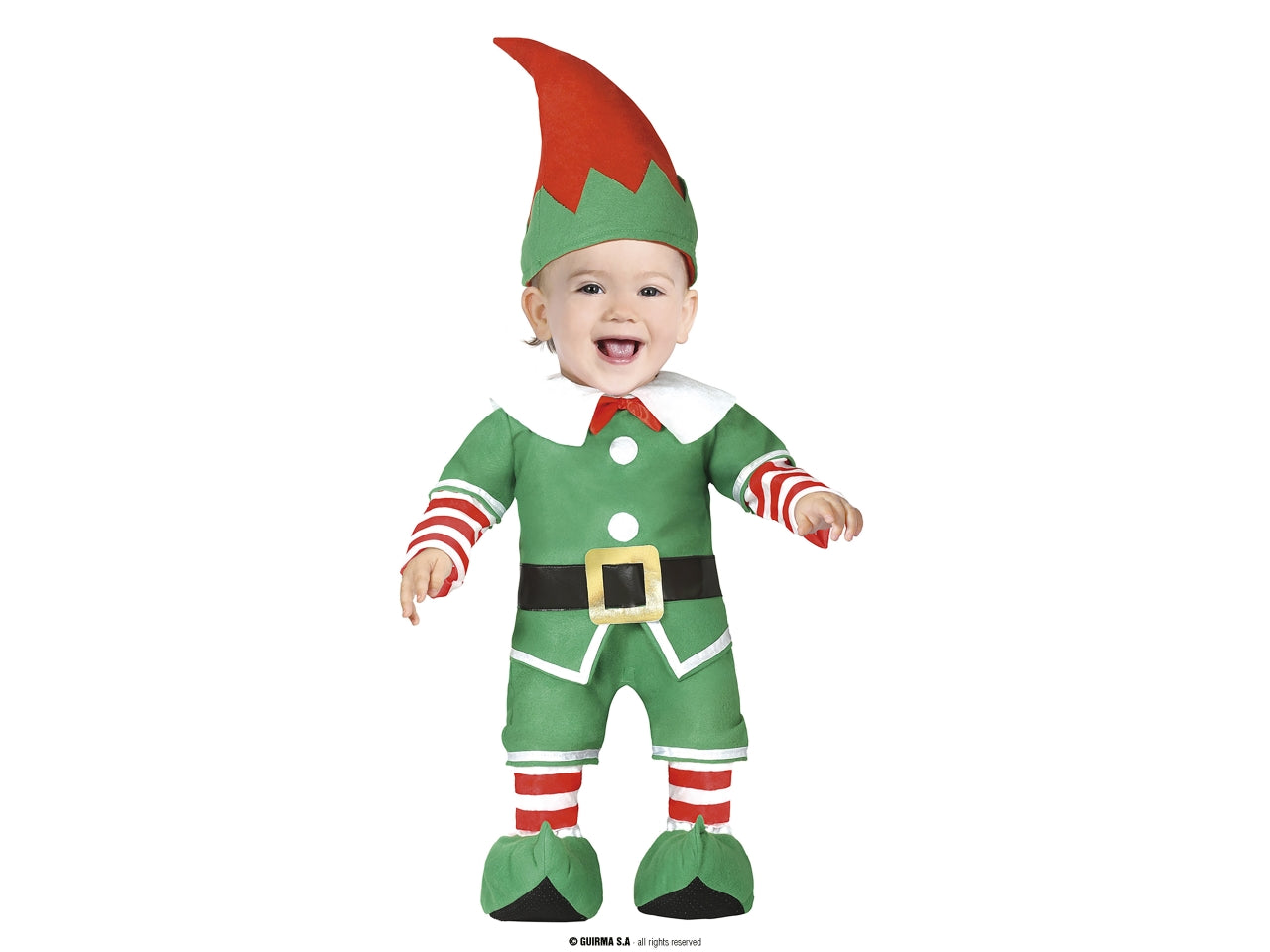 Costume da elfo baby taglia 12-18 mesi